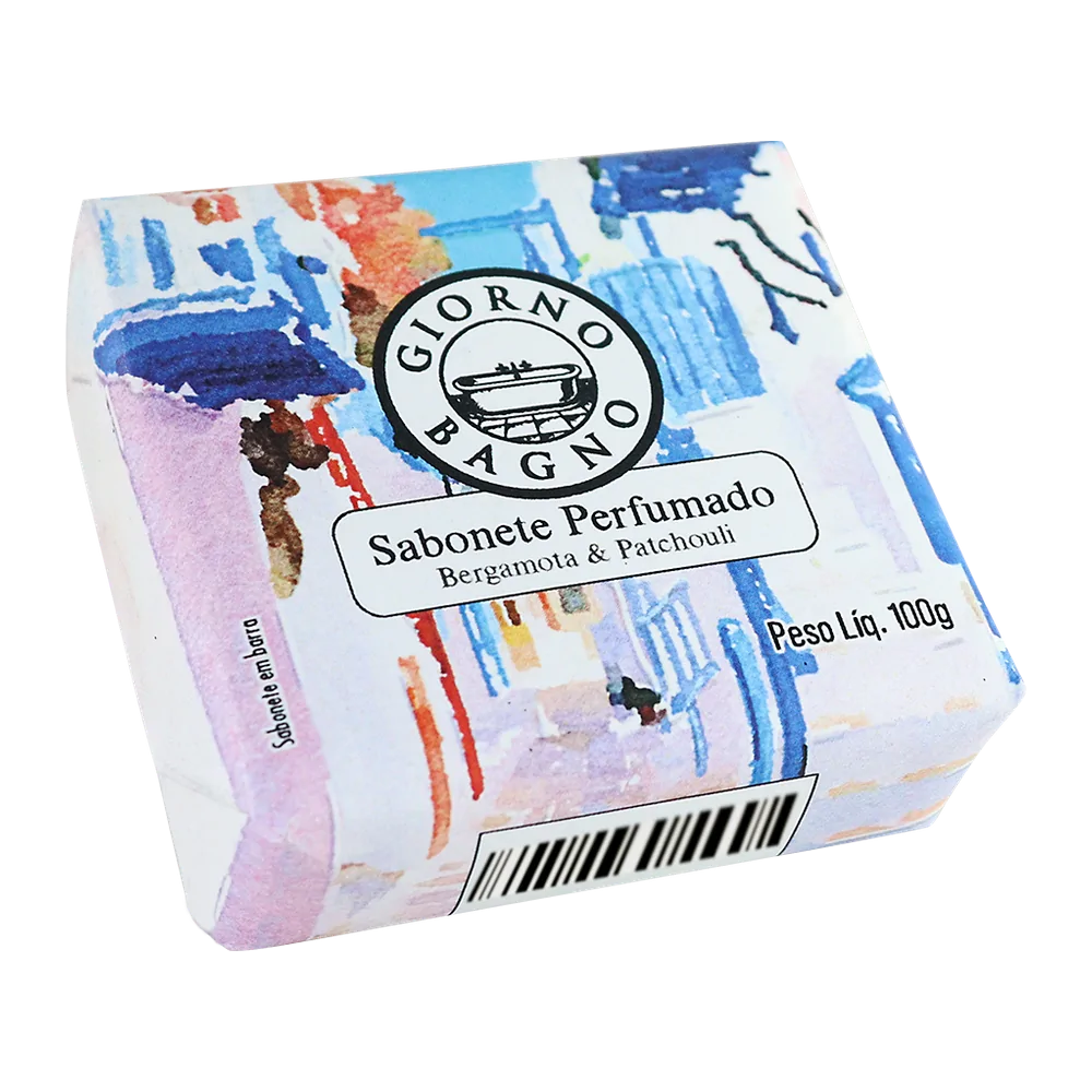 Sabonete Giorno Bagno Mediterrâneo Bergamota e Patchouli 100g