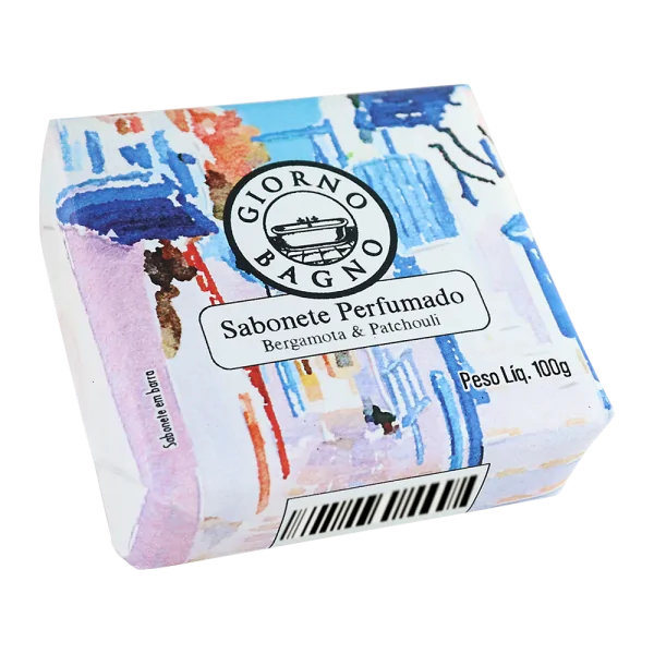 Sabonete Giorno Bagno Mediterrâneo Bergamota e Patchouli 100g