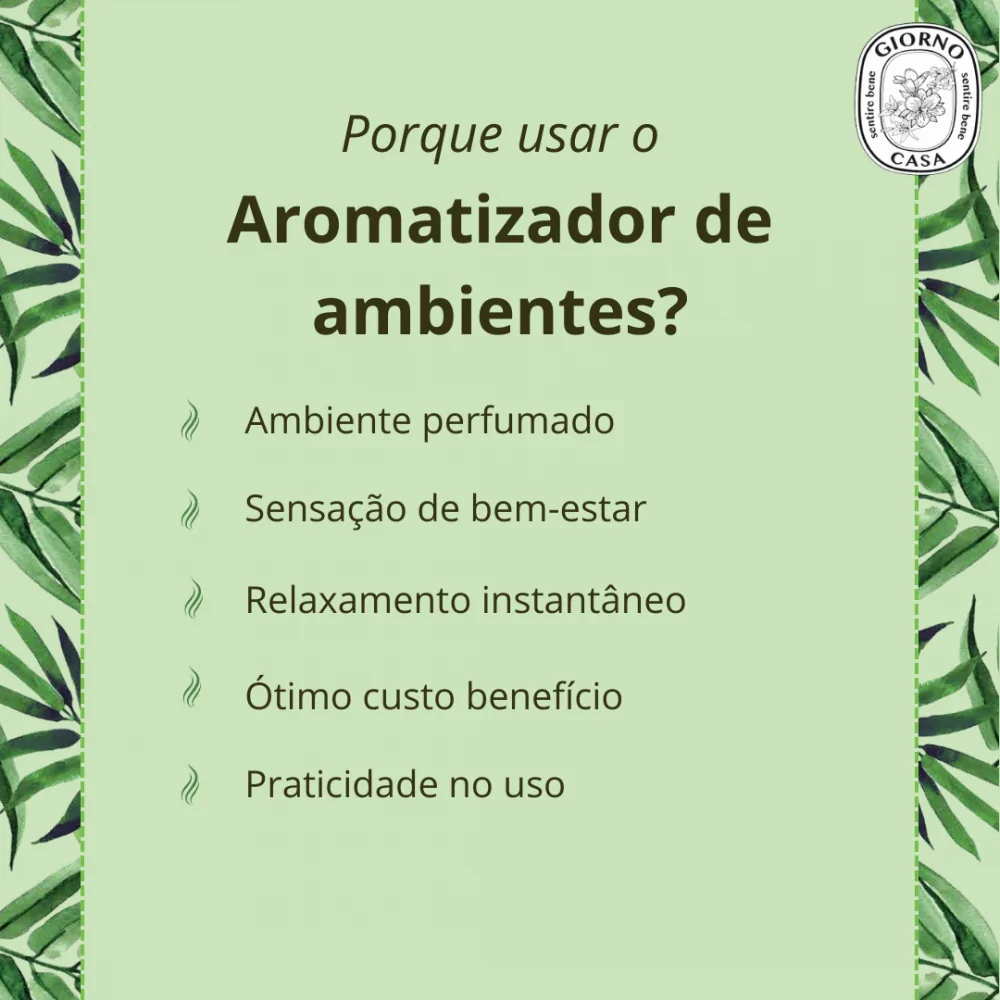 Home Spray Aromatizador Giorno Casa Bamboo 250ml