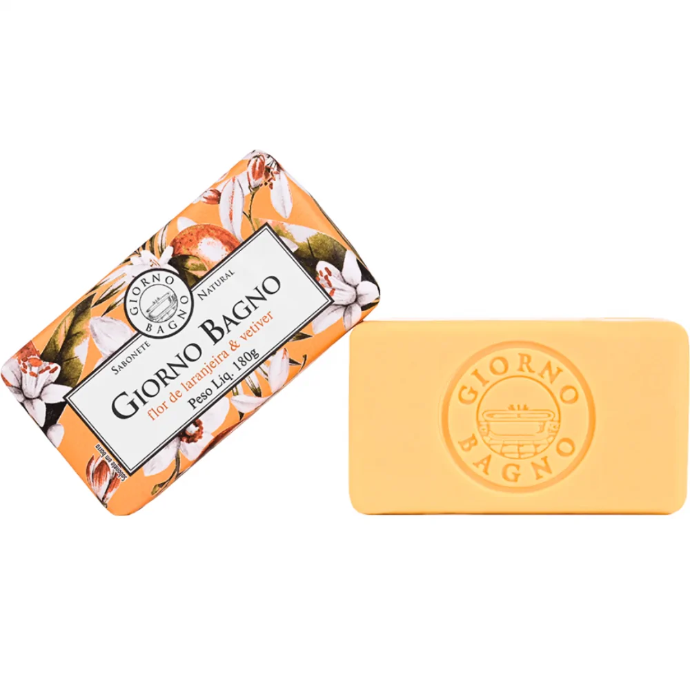 Sabonete Giorno Bagno Flor de Laranjeira e Vetiver 180g