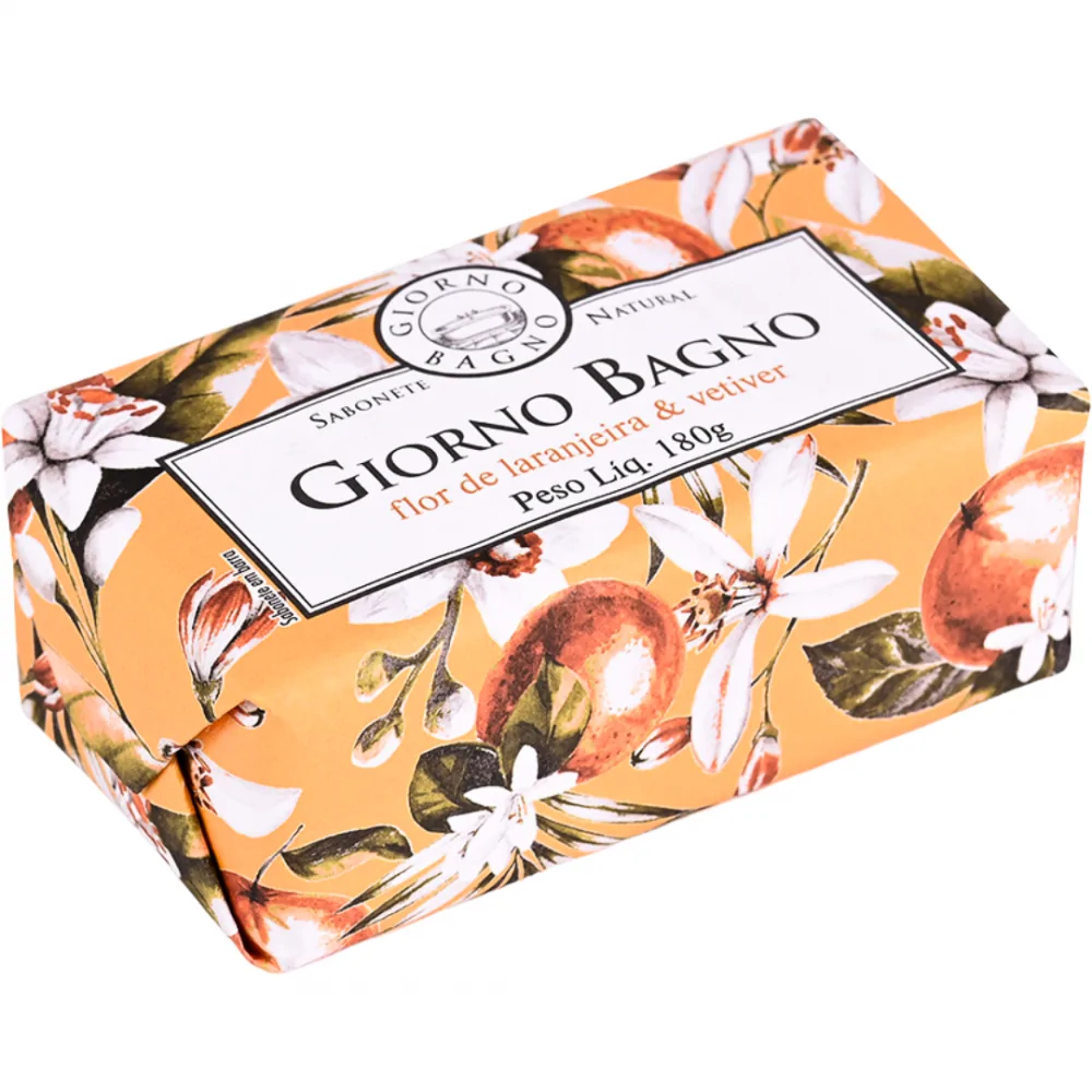 Sabonete Giorno Bagno Flor de Laranjeira e Vetiver 180g