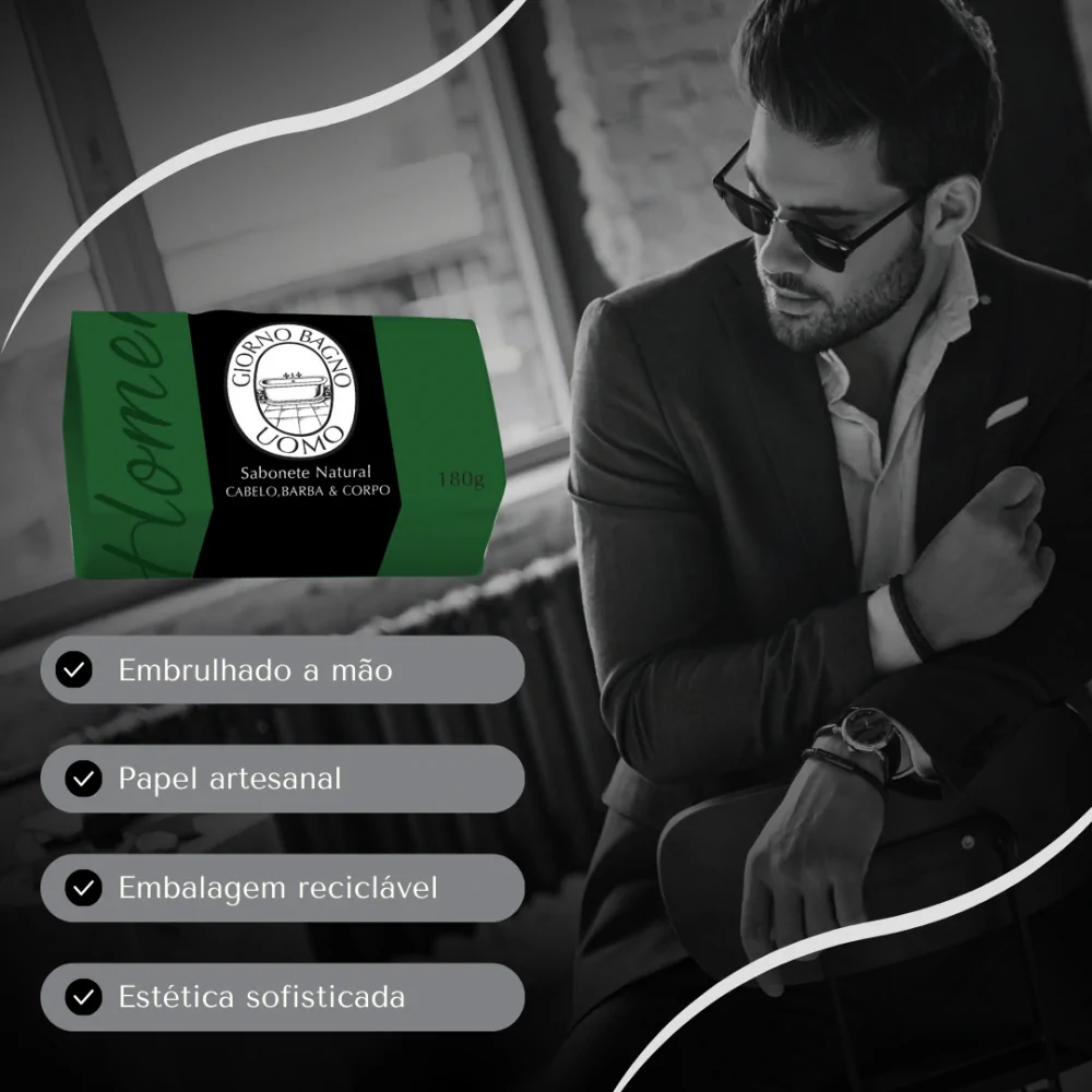 Sabonete Giorno Uomo Verde 180g