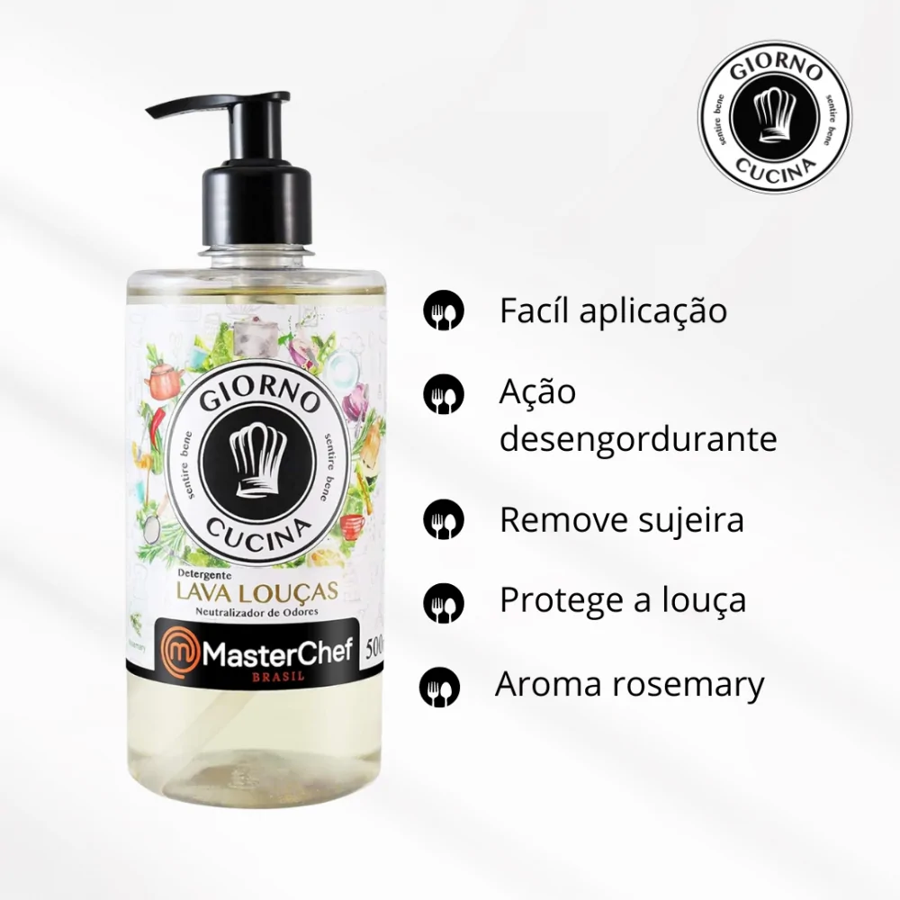 Lava Louças Giorno Cucina 500ml