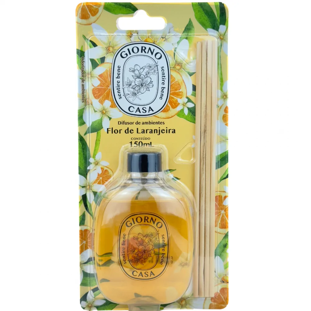 Difusor de Ambientes Giorno Casa Flor de Laranjeira 150ml