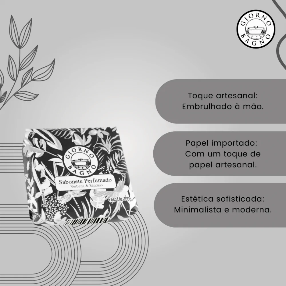 Sabonete Giorno Bagno Mediterrâneo Verbena e Sândalo 100g