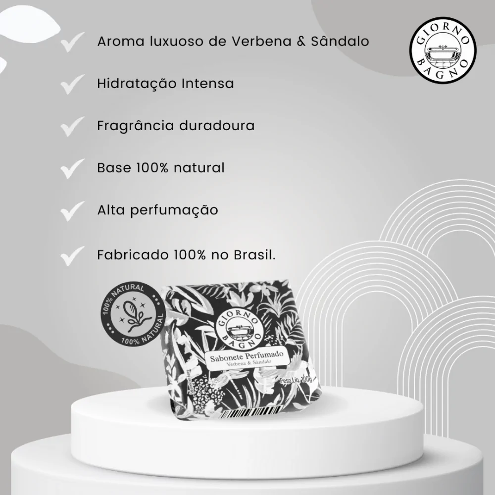 Sabonete Giorno Bagno Mediterrâneo Verbena e Sândalo 100g