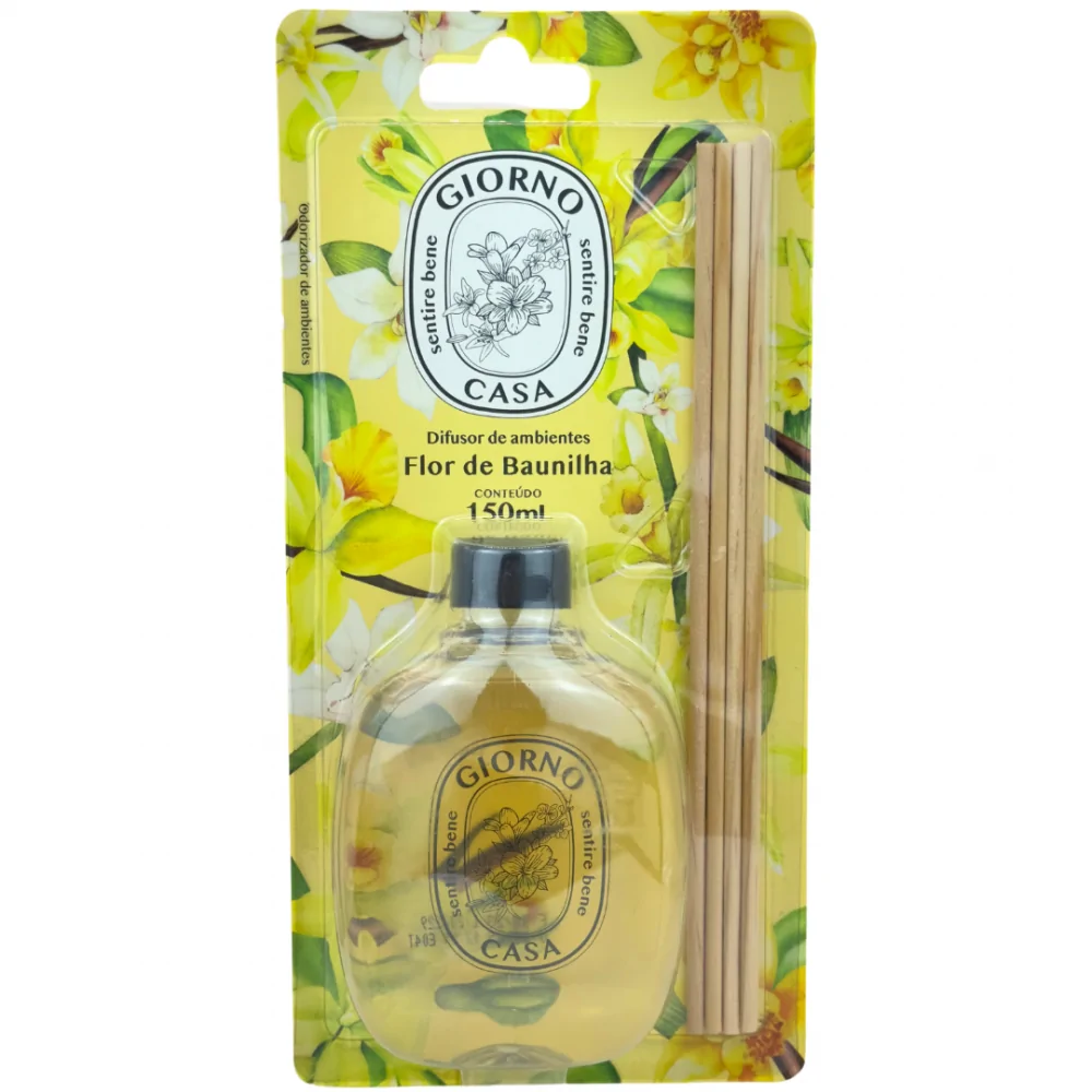 Difusor de Ambientes Giorno Casa Flor de Baunilha 150ml