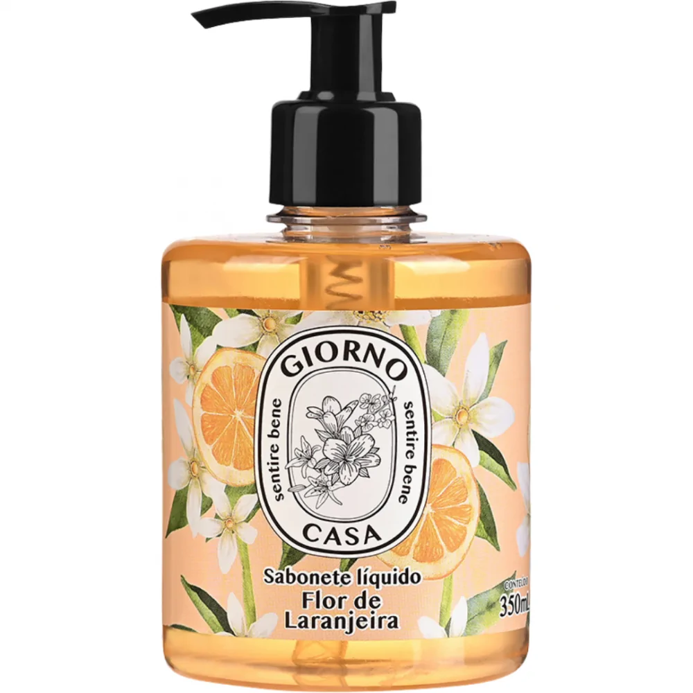 Sabonete Líquido Giorno Casa Flor de Laranjeira 350ml