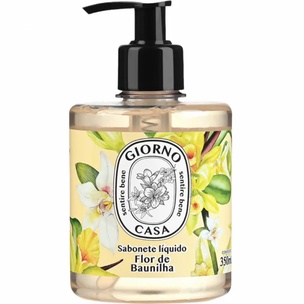 Sabonete Líquido Giorno Casa Flor de Baunilha 350ml