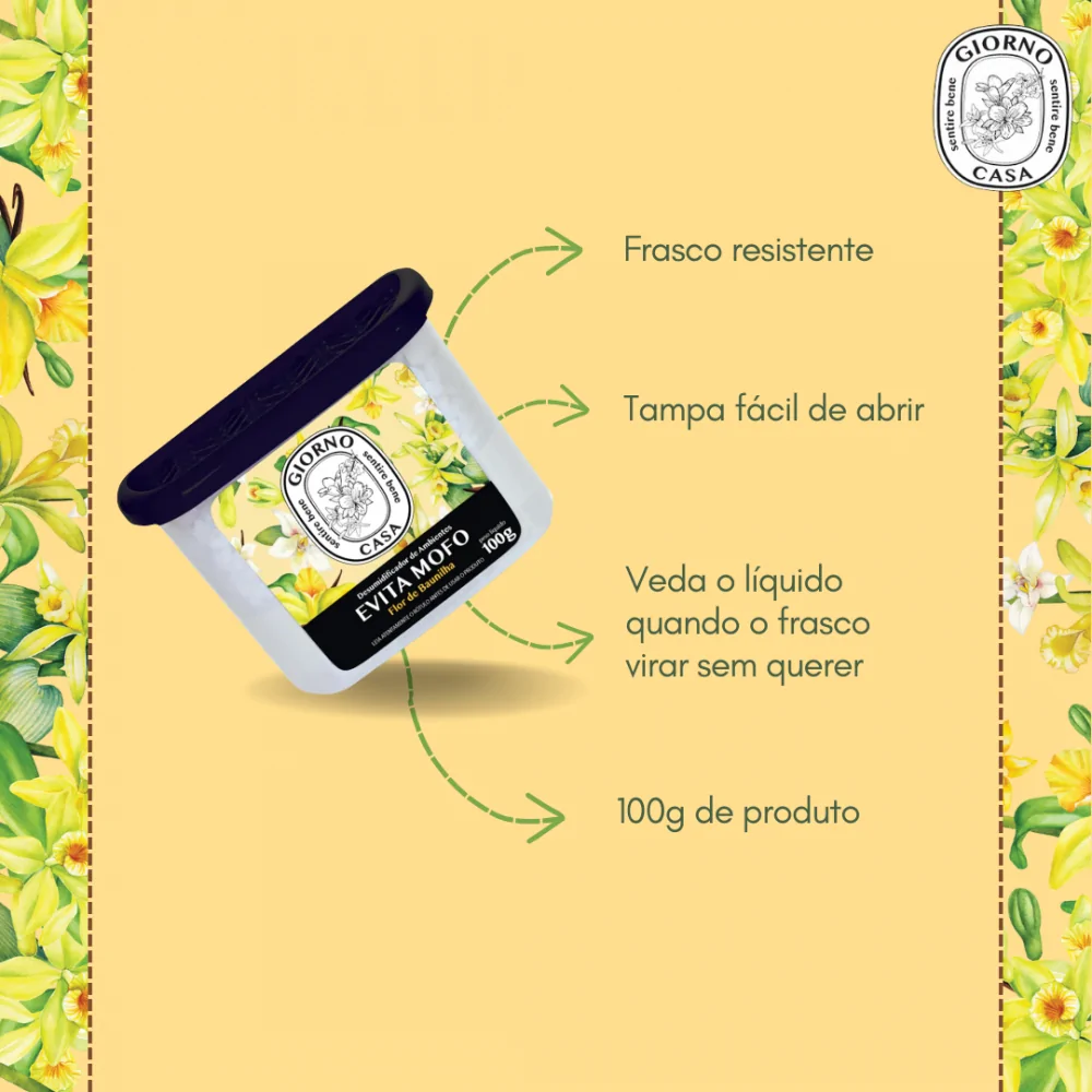 Evita Mofo Giorno Casa Flor de Baunilha 100g