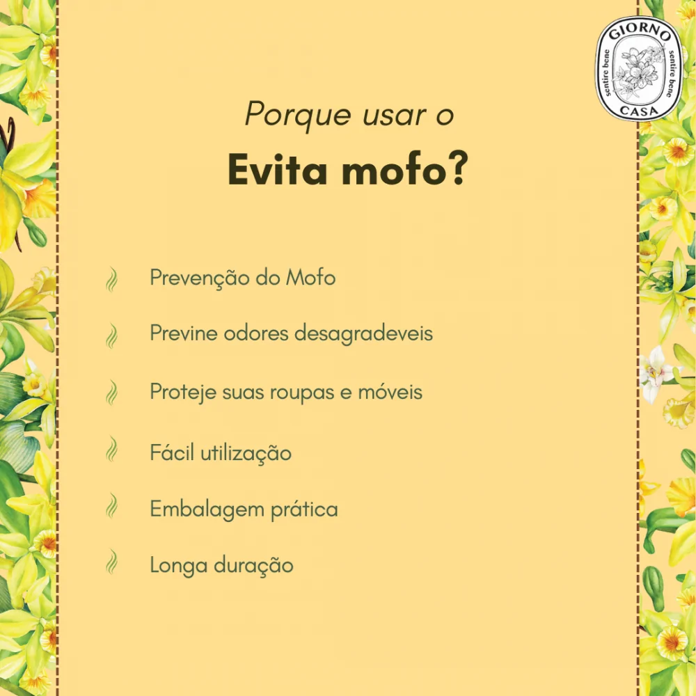 Evita Mofo Giorno Casa Flor de Baunilha 100g