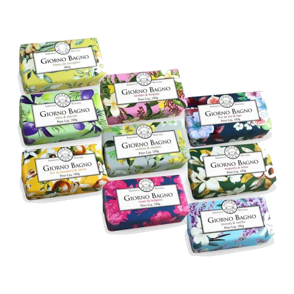 Kit Sabonete Giorno Bagno 180g com 10 unidades