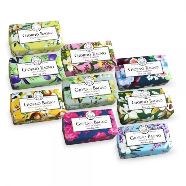 Kit Sabonete Giorno Bagno 180g com 10 unidades