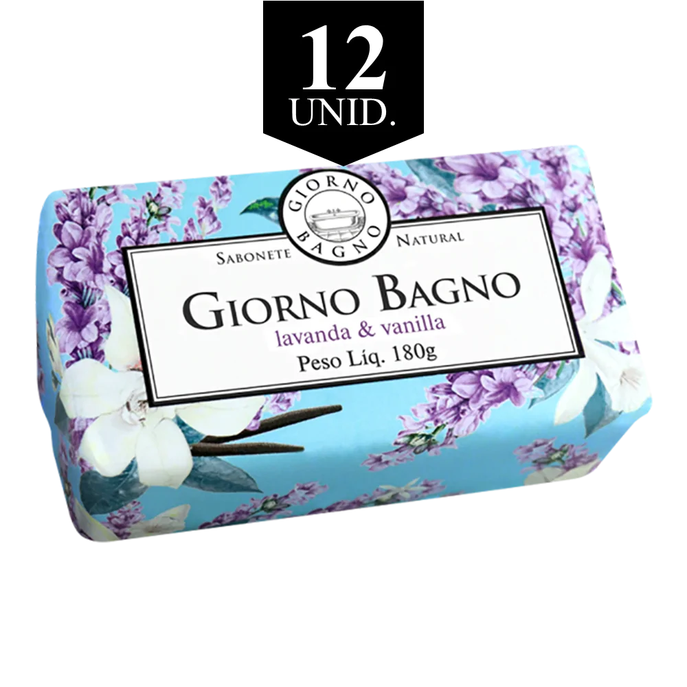 Kit Sabonete Giorno Bagno 12 x 180g