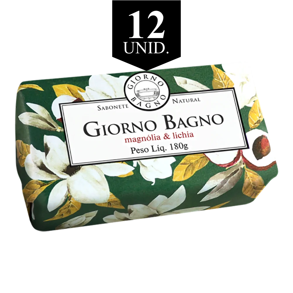 Kit Sabonete Giorno Bagno 12 x 180g