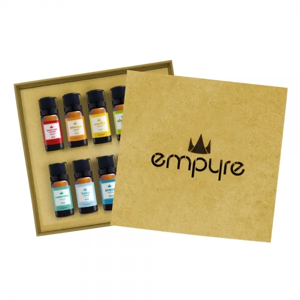 Kit Exclusivo Óleo Essencial Empyre - 9 Fragrâncias + Caixinha Presente