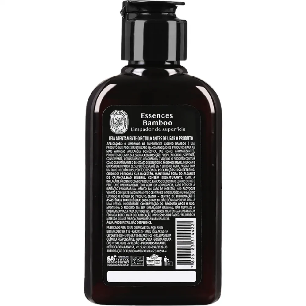 Limpador de Superfícies Concentrado Giorno Essences Bamboo 120ml
