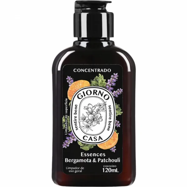 Limpador de Superfícies Concentrado Giorno Essences Bergamota e Patchouli 120ml