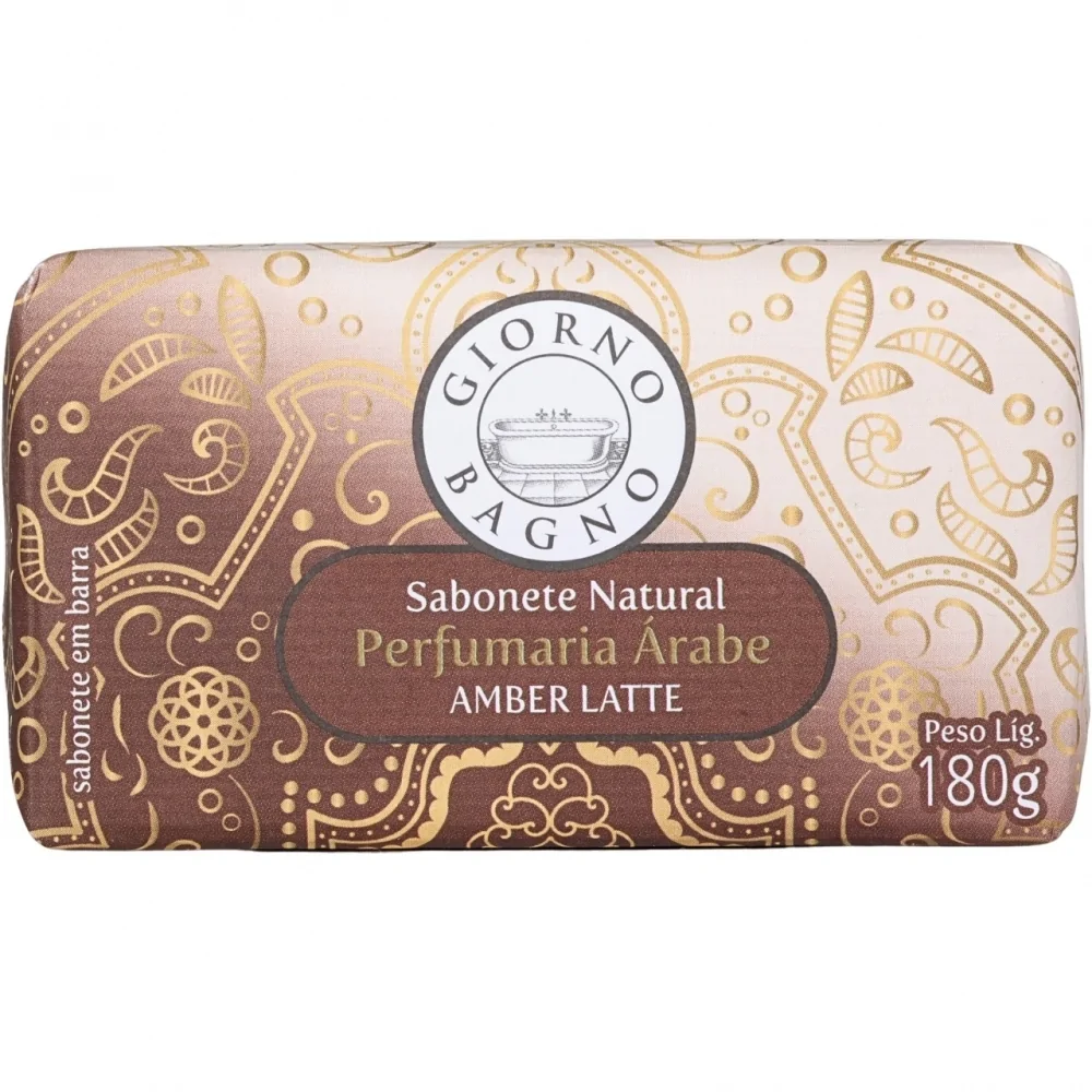 Sabonete em Barra Giorno Bagno Amber Latte 180g