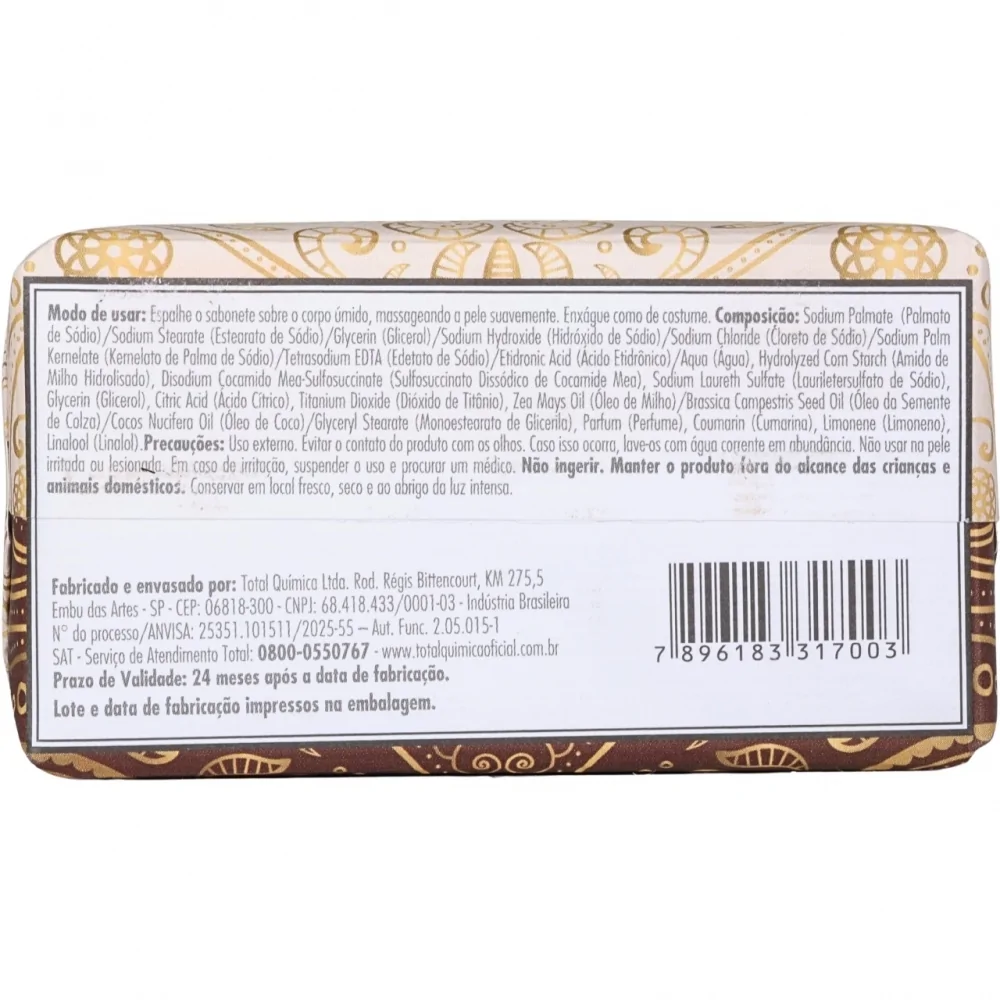 Sabonete em Barra Giorno Bagno Amber Latte 180g