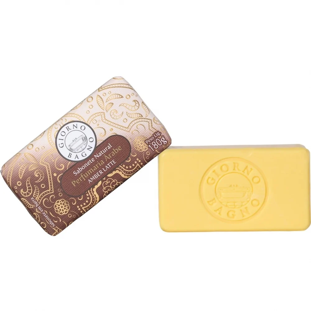 Sabonete em Barra Giorno Bagno Amber Latte 180g