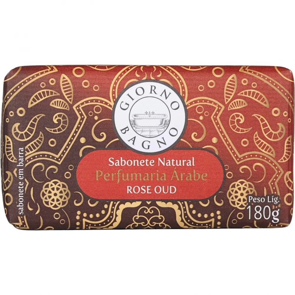 Sabonete em Barra Giorno Bagno Rose Oud 180g