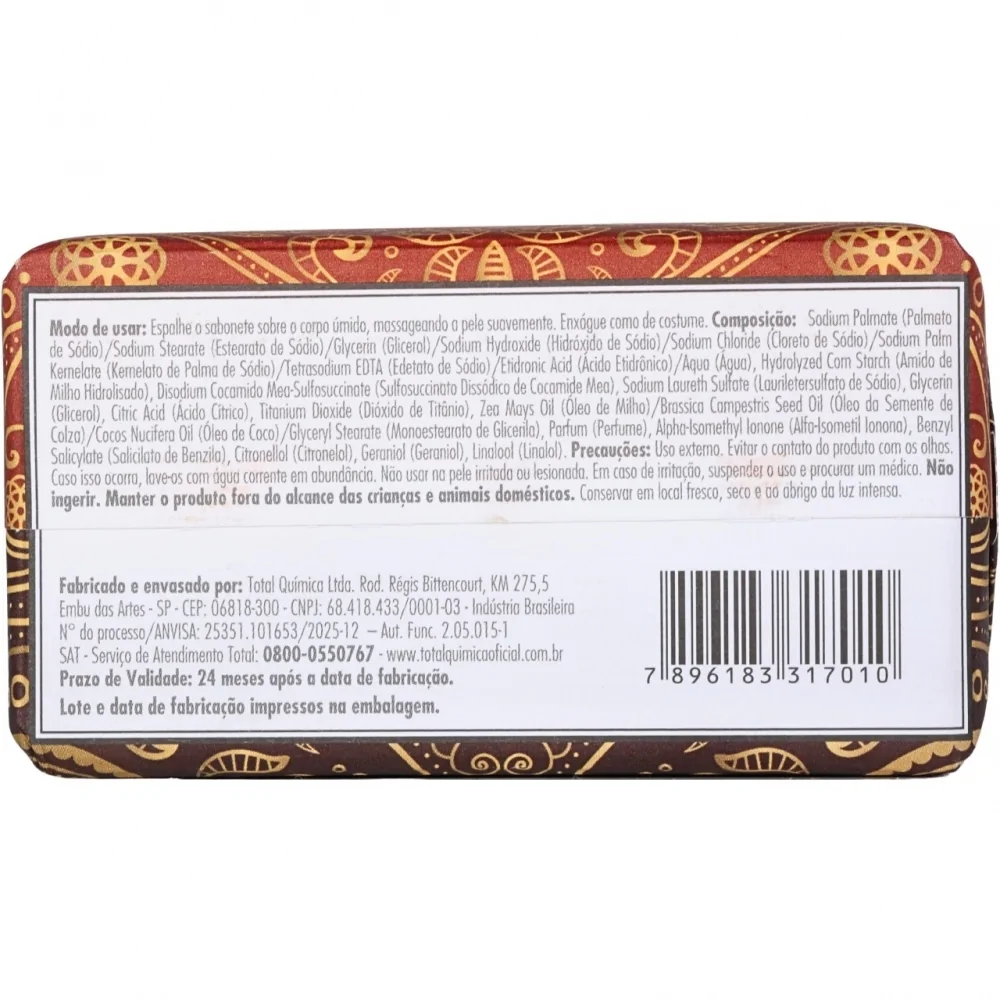 Sabonete em Barra Giorno Bagno Rose Oud 180g