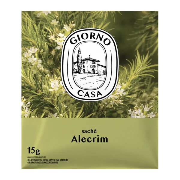 Sache Perfumado Giorno Casa Alecrim 15g