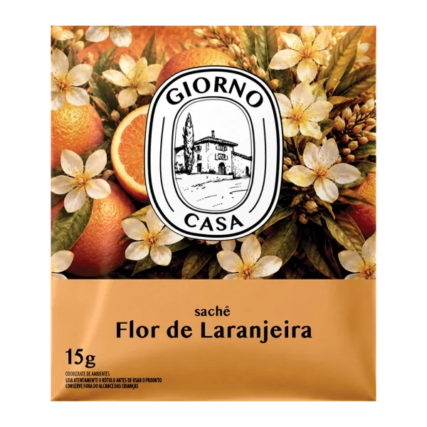 Sache Perfumado Giorno Casa Flor de Laranjeira 15g