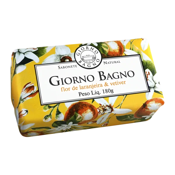 Sabonete Giorno Bagno Flor de Laranjeira e Vetiver 180g