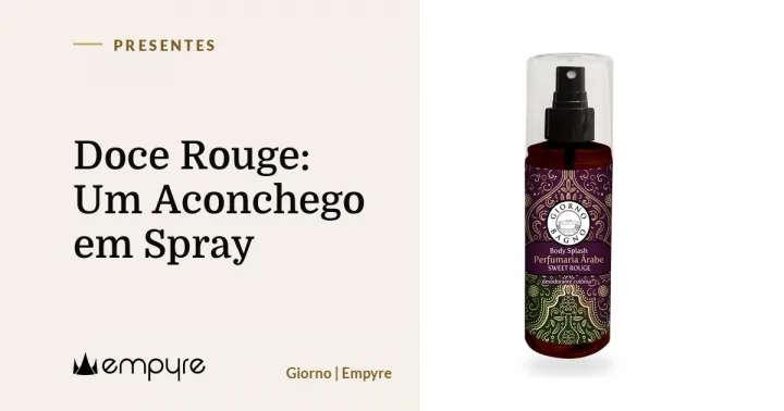 Doce Rouge: Um Aconchego em Spray