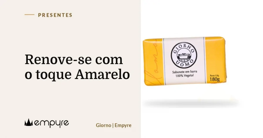 Renove-se com o toque Amarelo