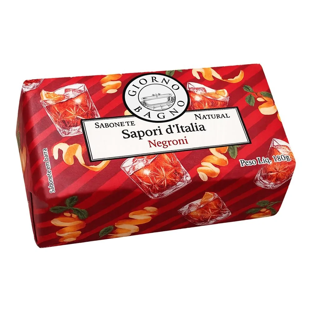 Sabonete em Barra Giorno Bagno Sapori d'Italia Negroni 180g