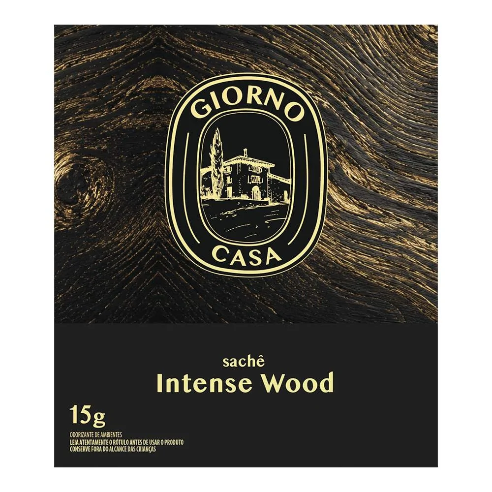 Sachê Perfumado Giorno Casa Intense Wood 15g