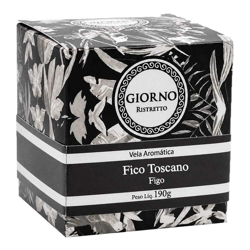 Vela Perfumada Giorno Casa Ristretto Fico Toscana (Figo) 190g