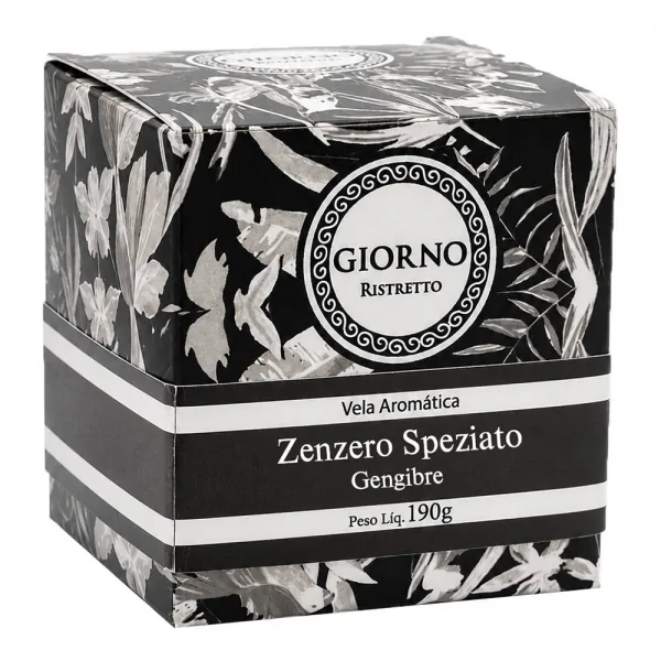 Vela Perfumada Giorno Casa Ristretto Zenzero Speziato (Gengibre) 190g
